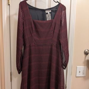 Red and Black dress winter